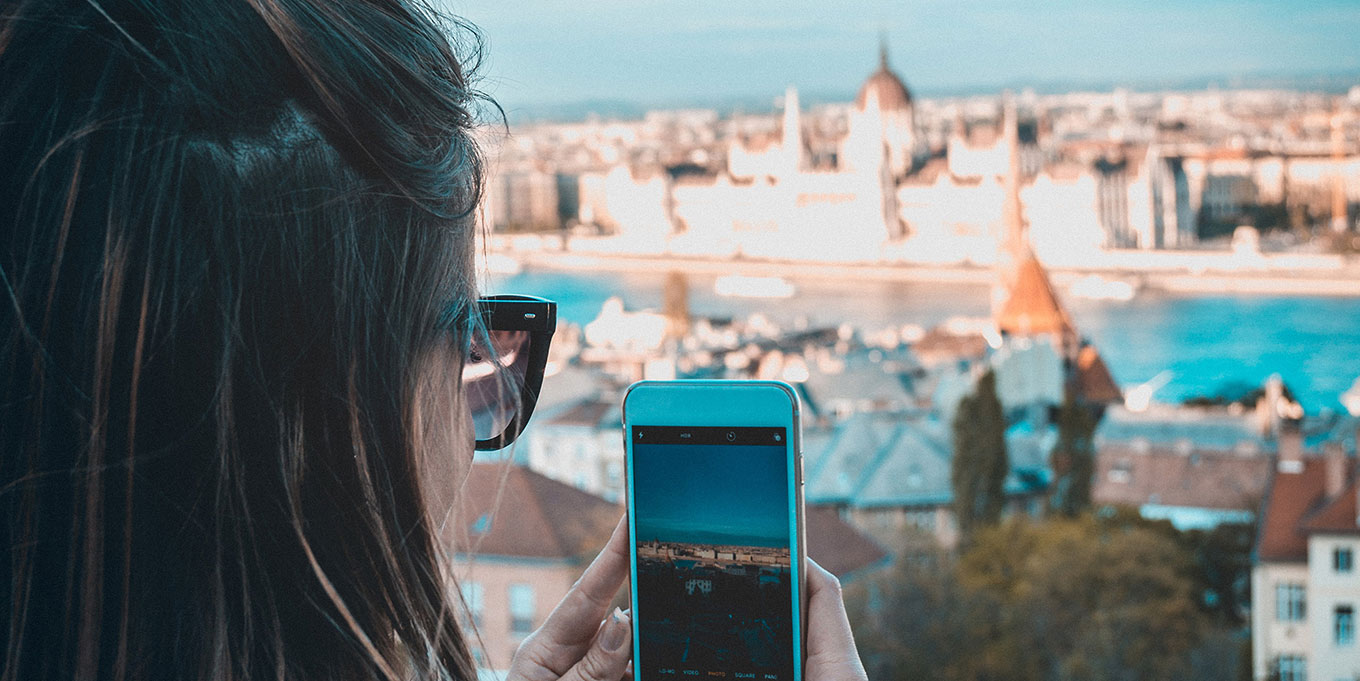 view to Hungarian parliament